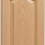 Chateau cabinet door in unfinished White Oak, made to size