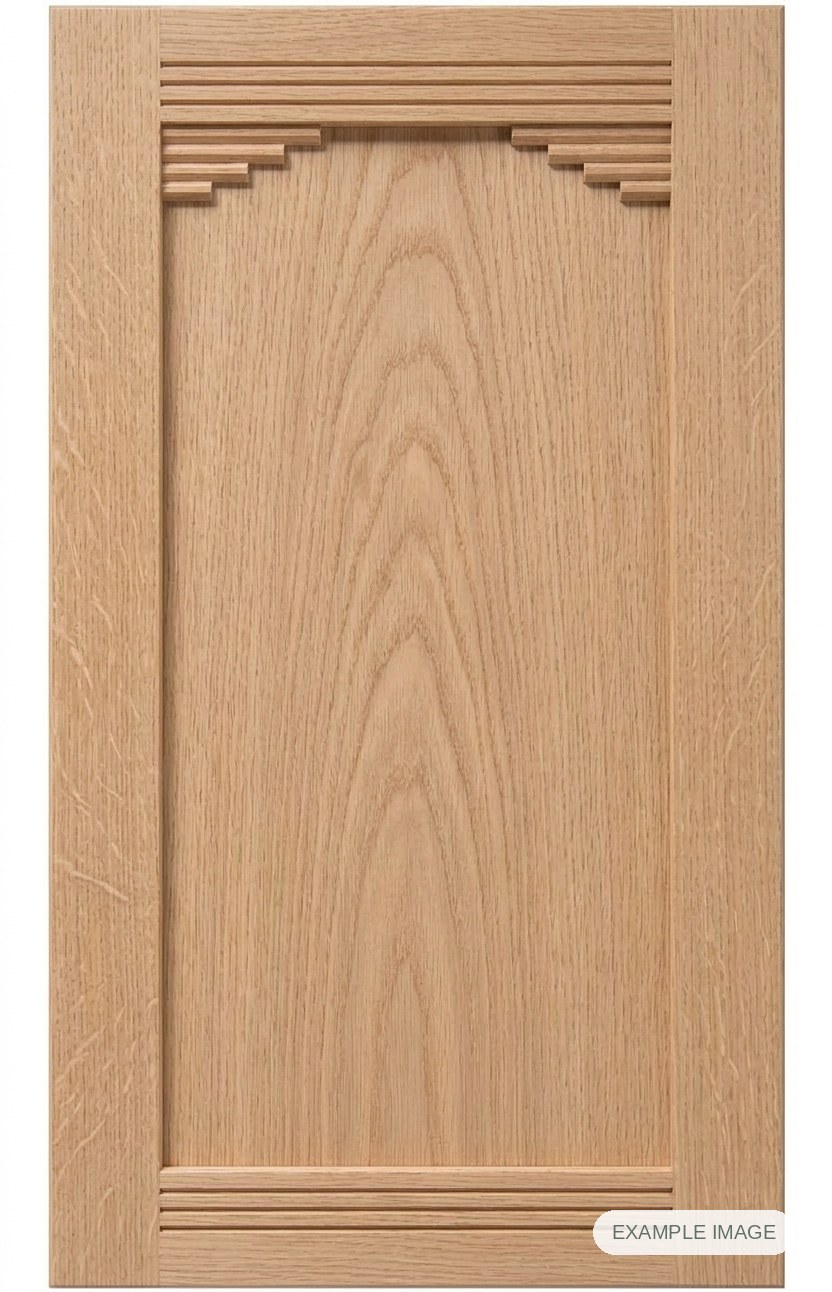 Cheyenne (Inset Panel) cabinet door - White Oak Cheyenne (Inset Panel) cabinet door in unfinished White Oak, made to size