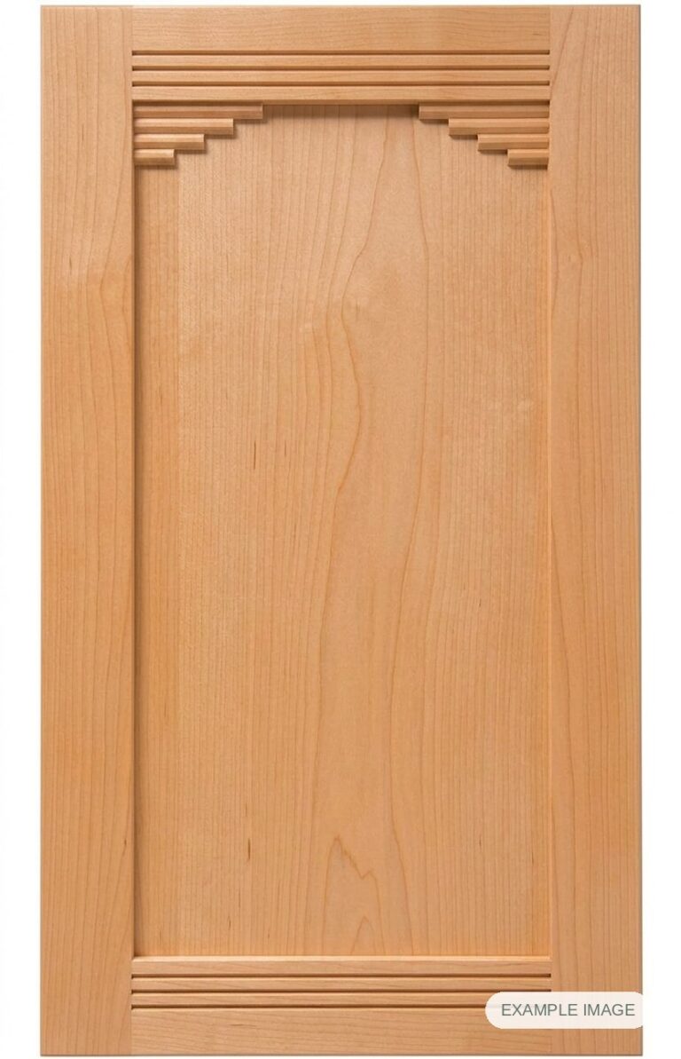 Cheyenne (Solid Panel) cabinet door in unfinished Maple Select, made to size