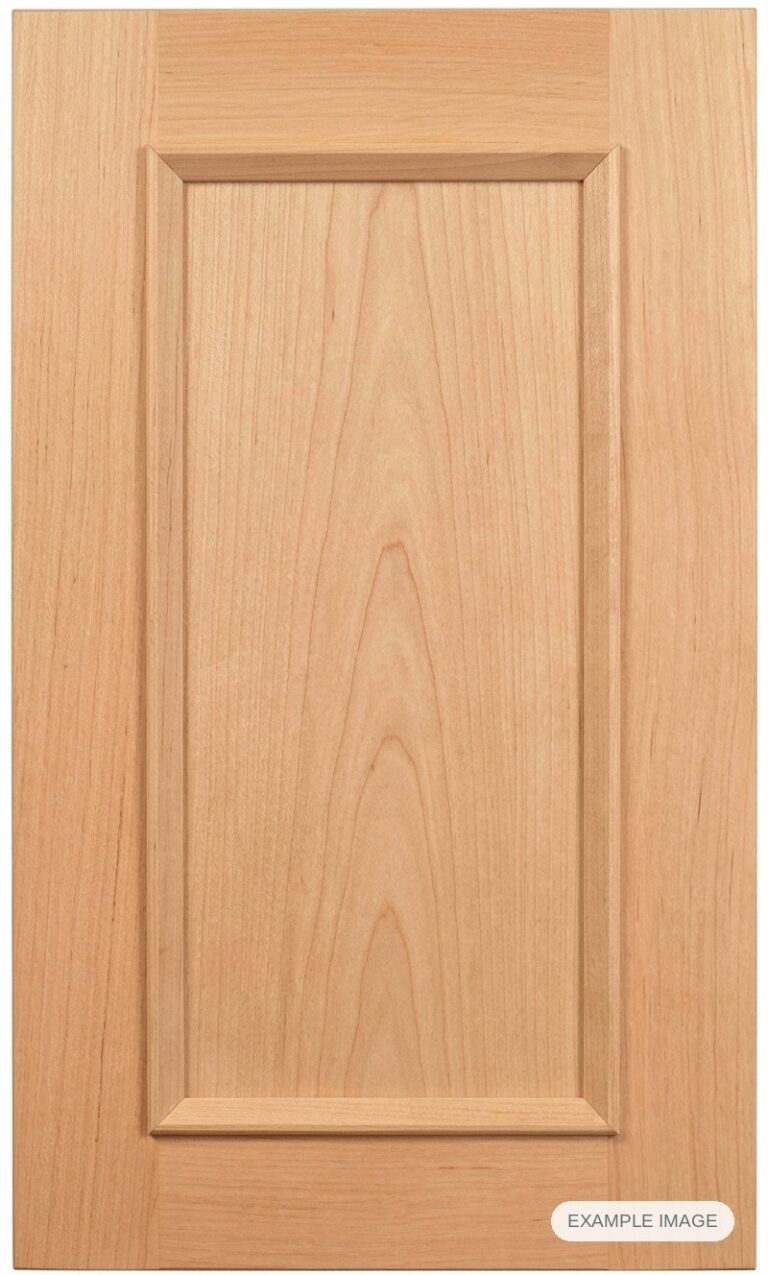 CNS #1 with AM-136 cabinet door in unfinished Maple Select, made to size