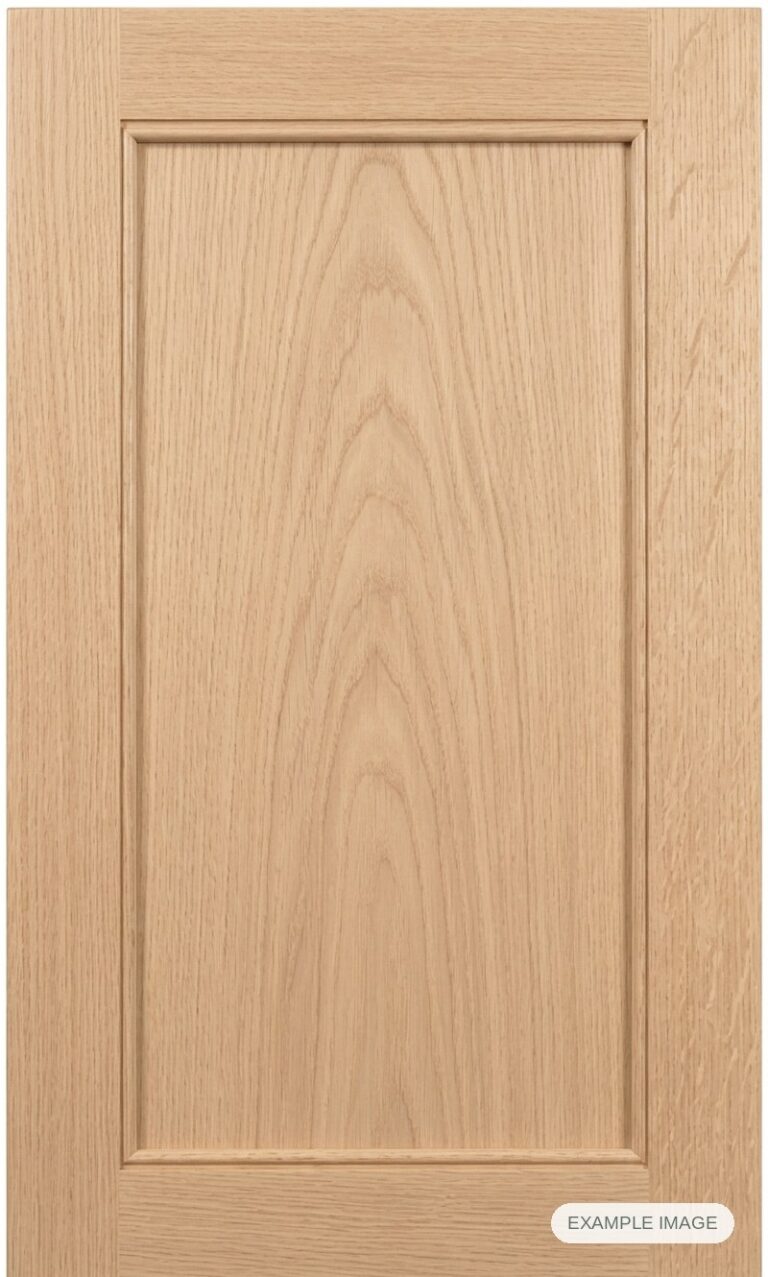 CNS #1 with AM-17 on rails only cabinet door in unfinished White Oak, made to size