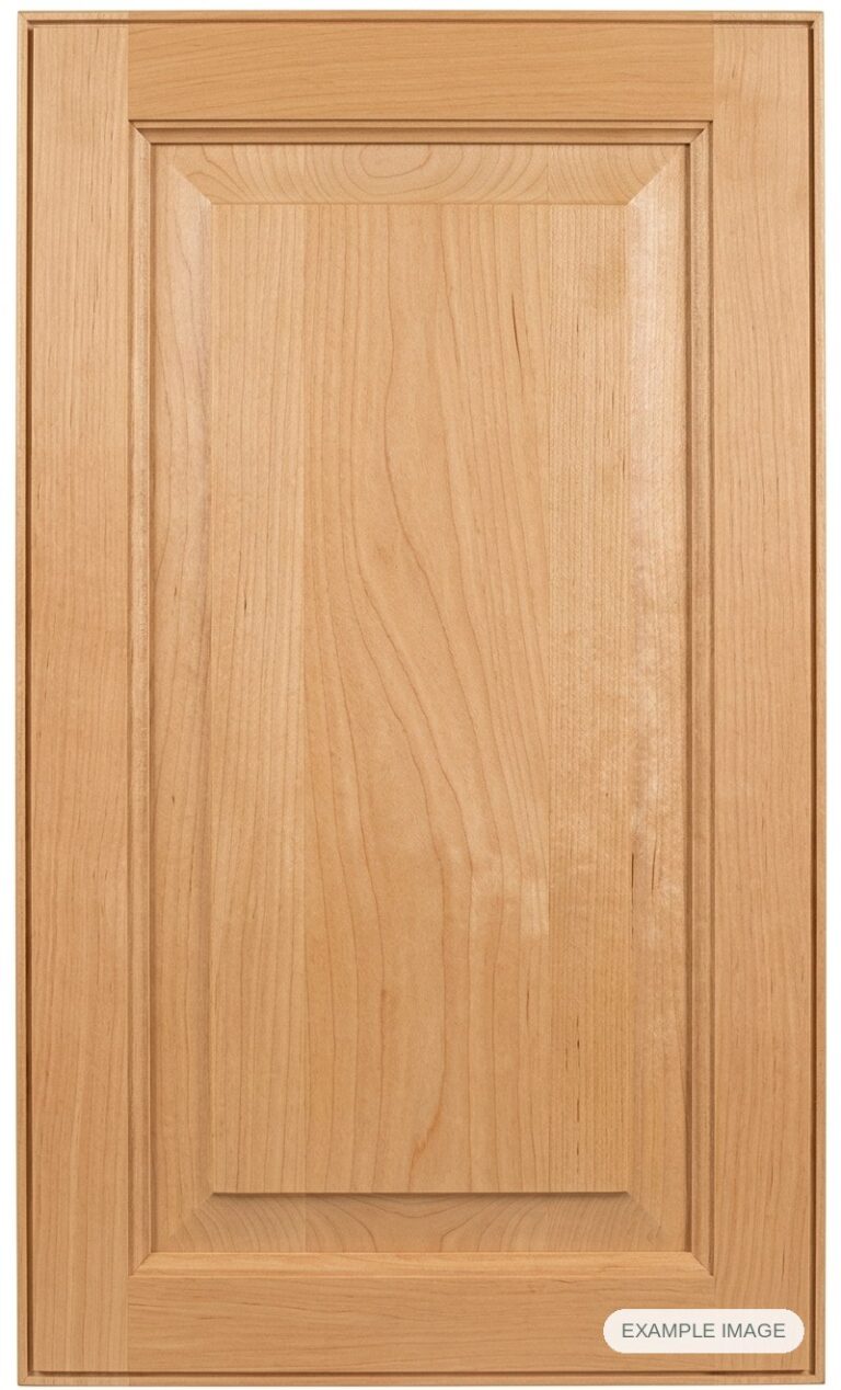 CNS #18 with R-8 cabinet door in unfinished Maple Select, made to size