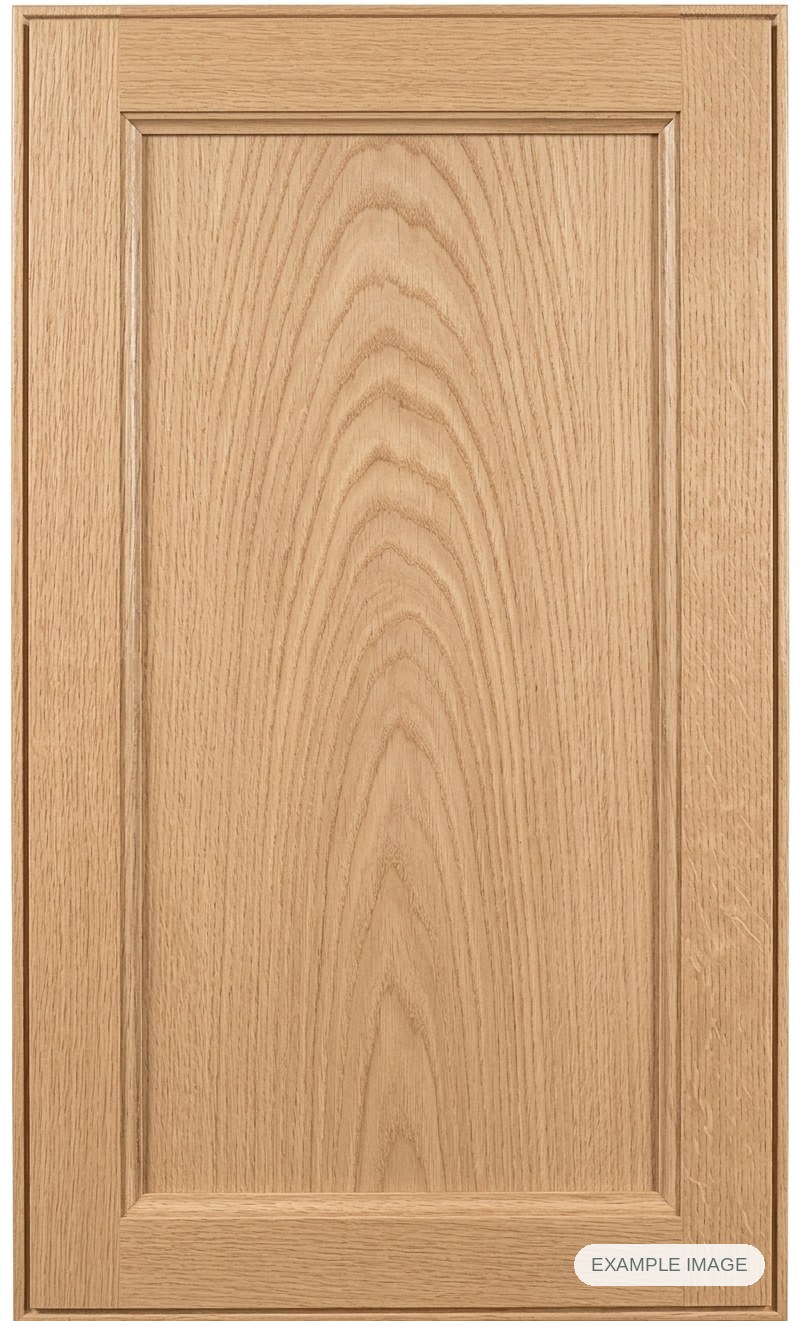 CNS #18 with R-8 cabinet door - White Oak CNS #18 with R-8 cabinet door in unfinished White Oak, made to size