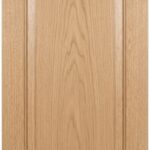 CNS #21 with MUL-1 cabinet door in unfinished White Oak, made to size