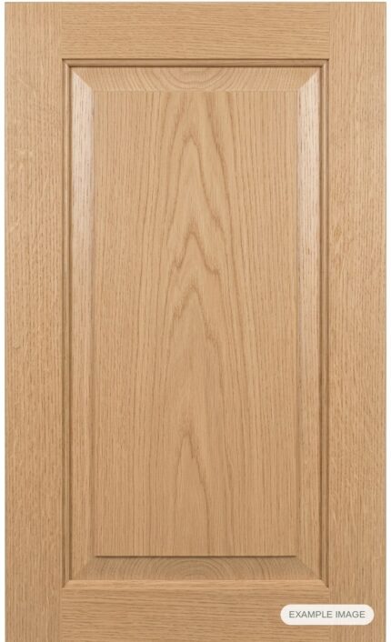 CNS #21 with MUL-1 cabinet door in unfinished White Oak, made to size