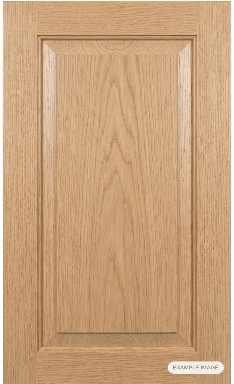 CNS #21 with MUL-1 cabinet door in unfinished White Oak, made to size