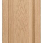 Coronado cabinet door in unfinished White Oak, made to size