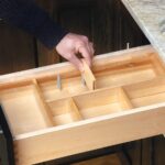 Maple Wood Customizable Tray Insert w/ Dividers