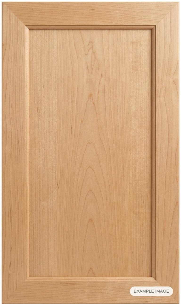 Danish cabinet door in unfinished Maple Select, made to size