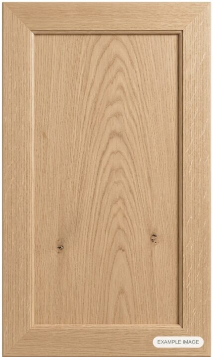 Danish cabinet door in unfinished White Oak, made to size