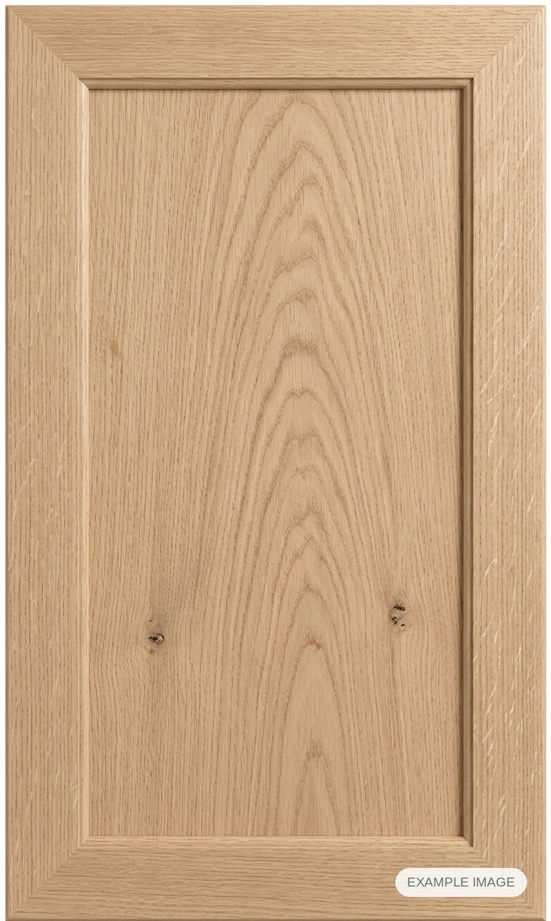 Danish cabinet door - White Oak Danish cabinet door in unfinished White Oak, made to size