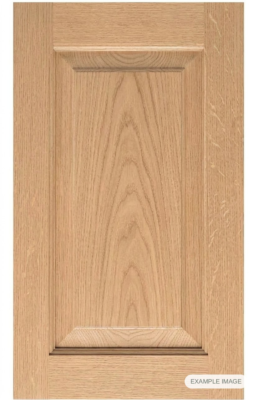 Del Oro cabinet door - White Oak Del Oro cabinet door in unfinished White Oak, made to size