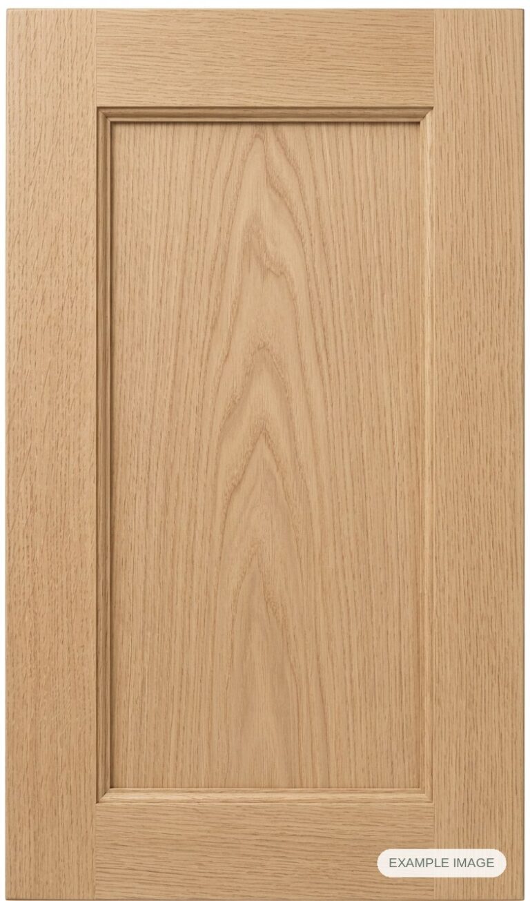 Del Rio cabinet door in unfinished White Oak, made to size