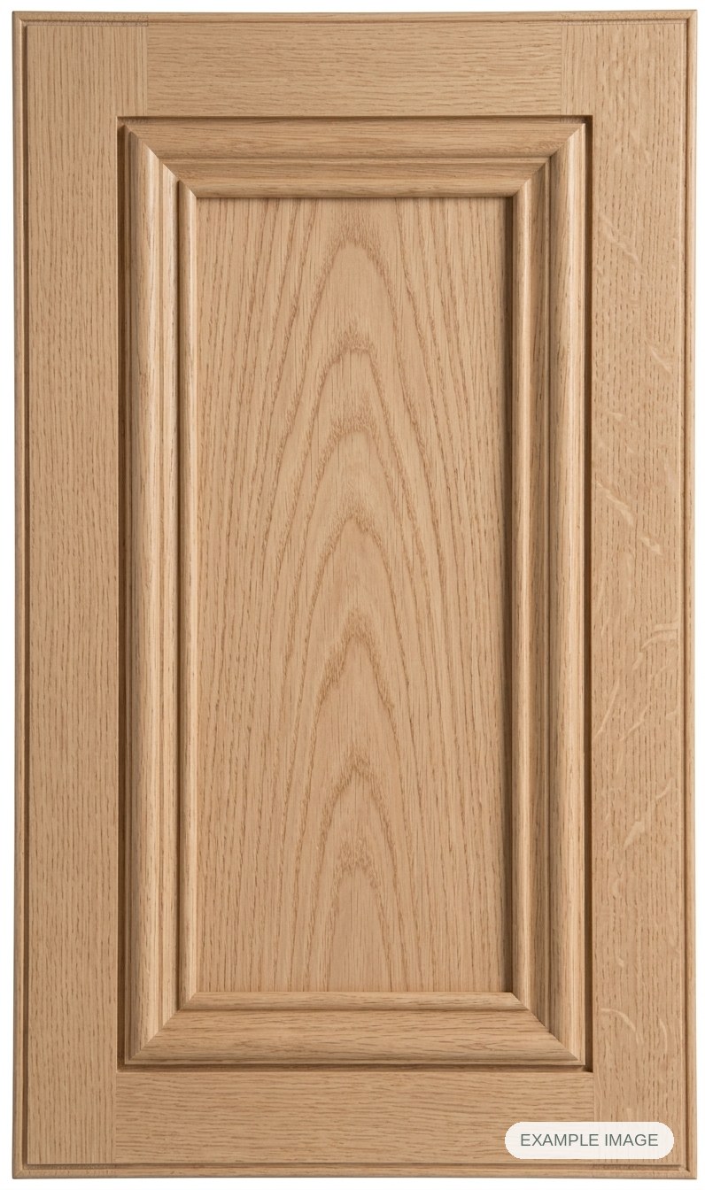 Diablo cabinet door - White Oak Diablo cabinet door in unfinished White Oak, made to size