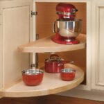 Wood Classic Half Moon Organizer for Blind Corner Cabinets