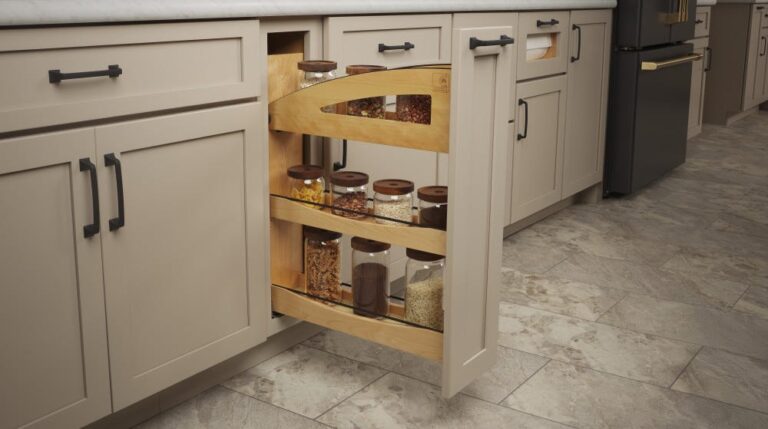 Craftsman Collection Solid Wood Pullout Organizer w/ BLUM Soft-Close