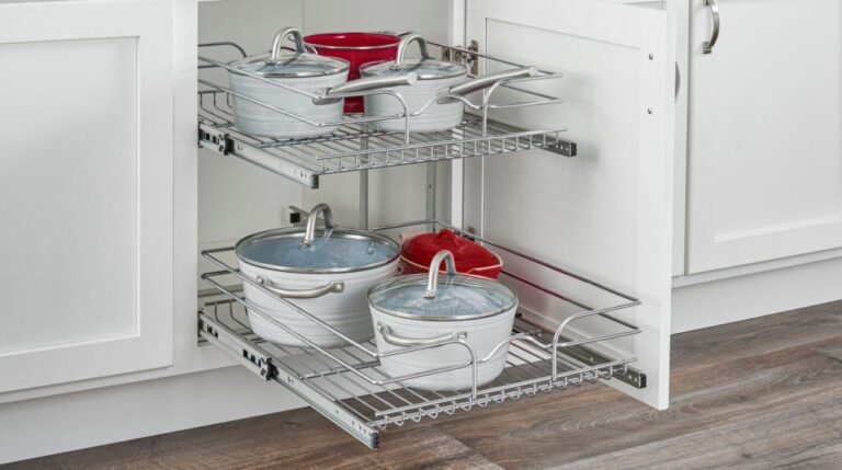 Chrome Wire Pullout Shelves