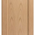 Finland cabinet door in unfinished White Oak, made to size