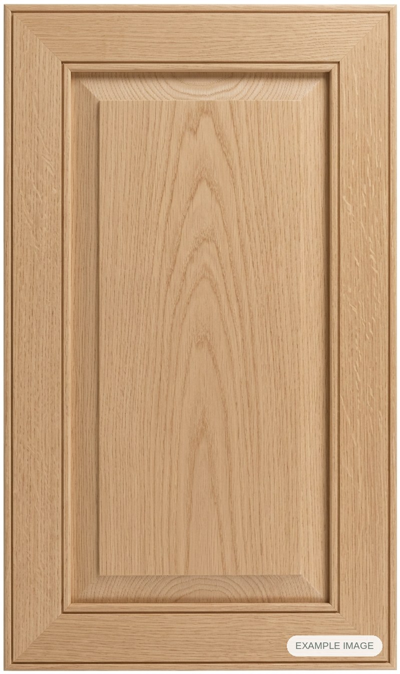 Finland Solid cabinet door - White Oak Finland Solid cabinet door in unfinished White Oak, made to size