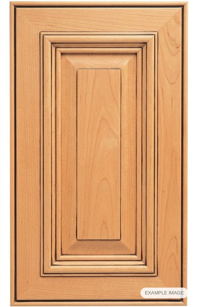 Florence cabinet door in unfinished Maple Select, made to size