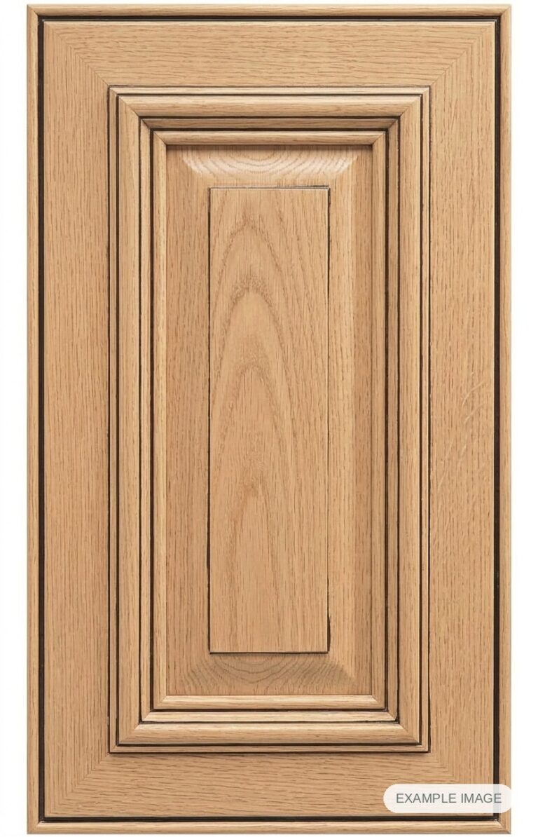 Florence cabinet door in unfinished White Oak, made to size