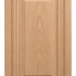 Hartford cabinet door in unfinished White Oak, made to size