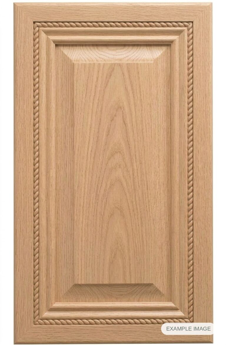 Hartford cabinet door in unfinished White Oak, made to size