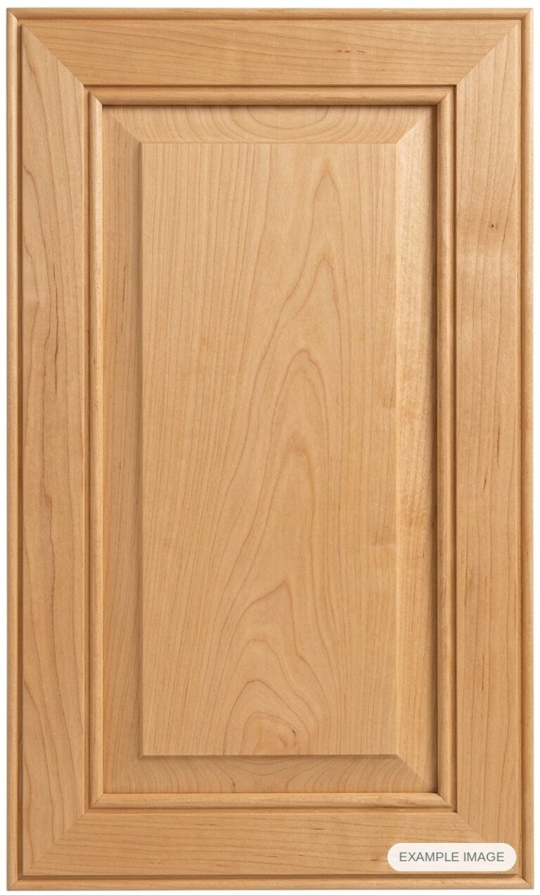 Harvard cabinet door in unfinished Maple Select, made to size