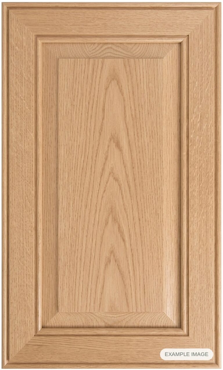 Harvard cabinet door in unfinished White Oak, made to size