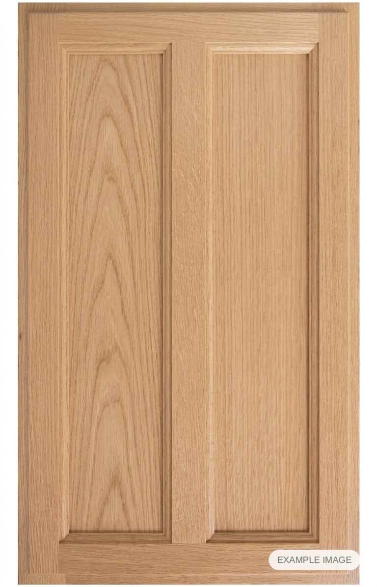 Heritage cabinet door in unfinished White Oak, made to size