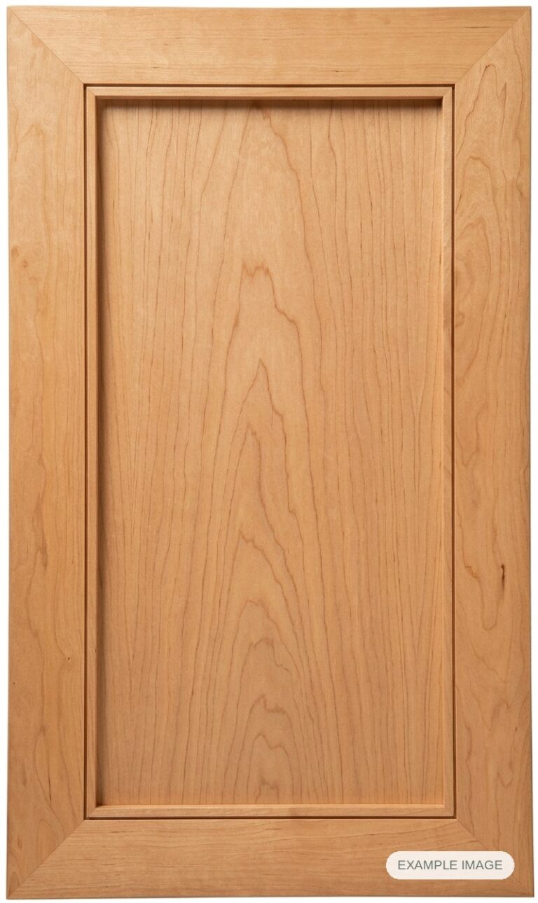 Iceland Inset cabinet door in unfinished Maple Select, made to size
