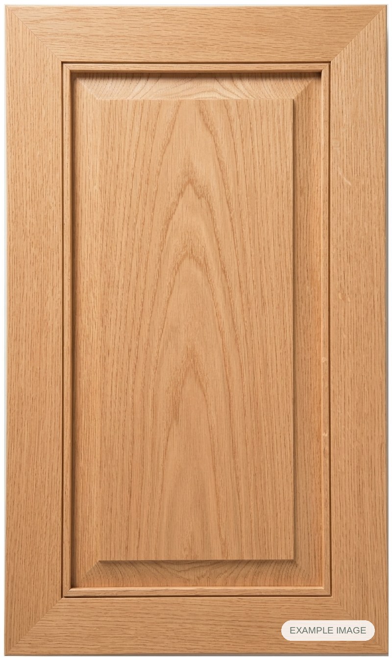 Iceland Inset cabinet door - White Oak Iceland Inset cabinet door in unfinished White Oak, made to size