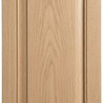 Iceland Solid cabinet door in unfinished White Oak, made to size
