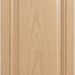 Islander cabinet door in unfinished White Oak, made to size