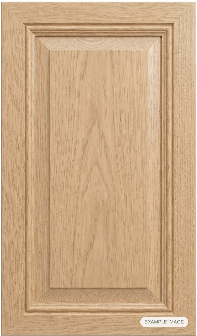 Islander cabinet door - White Oak Islander cabinet door in unfinished White Oak, made to size