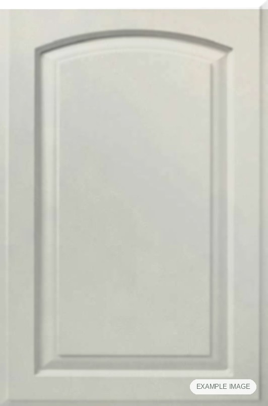 Juliano RTF thermofoil cabinet door in Fashion Grey, made to your sizes