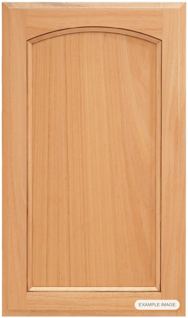 Kathryn cabinet door in unfinished Maple Select, made to size