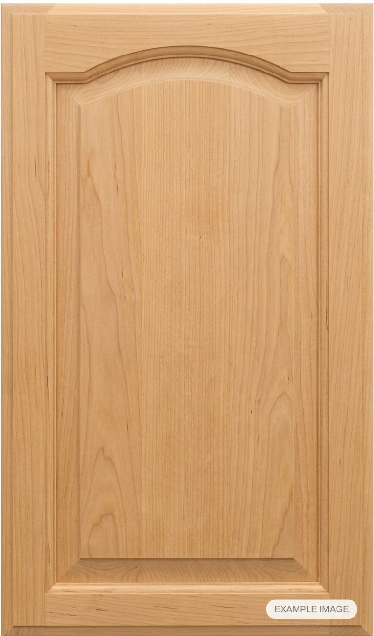 Krystle cabinet door in unfinished Maple Select, made to size