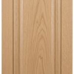Laguna cabinet door in unfinished White Oak, made to size