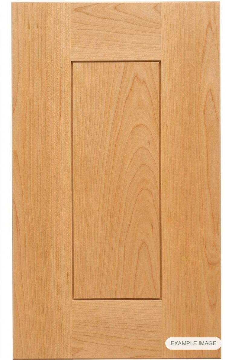 Madrid cabinet door in unfinished Maple Select, made to size