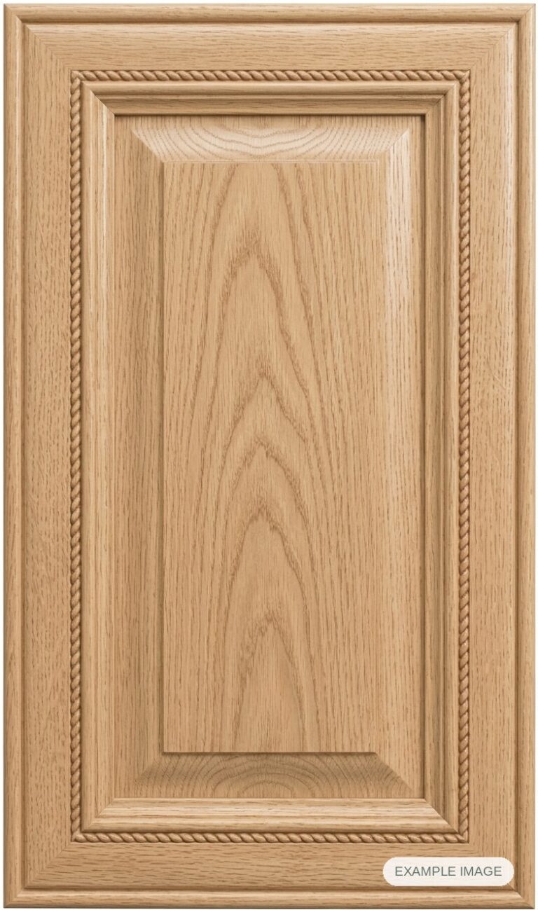 Maine cabinet door in unfinished White Oak, made to size