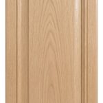 Malibu cabinet door in unfinished White Oak, made to size