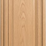 Manhattan cabinet door in unfinished White Oak, made to size