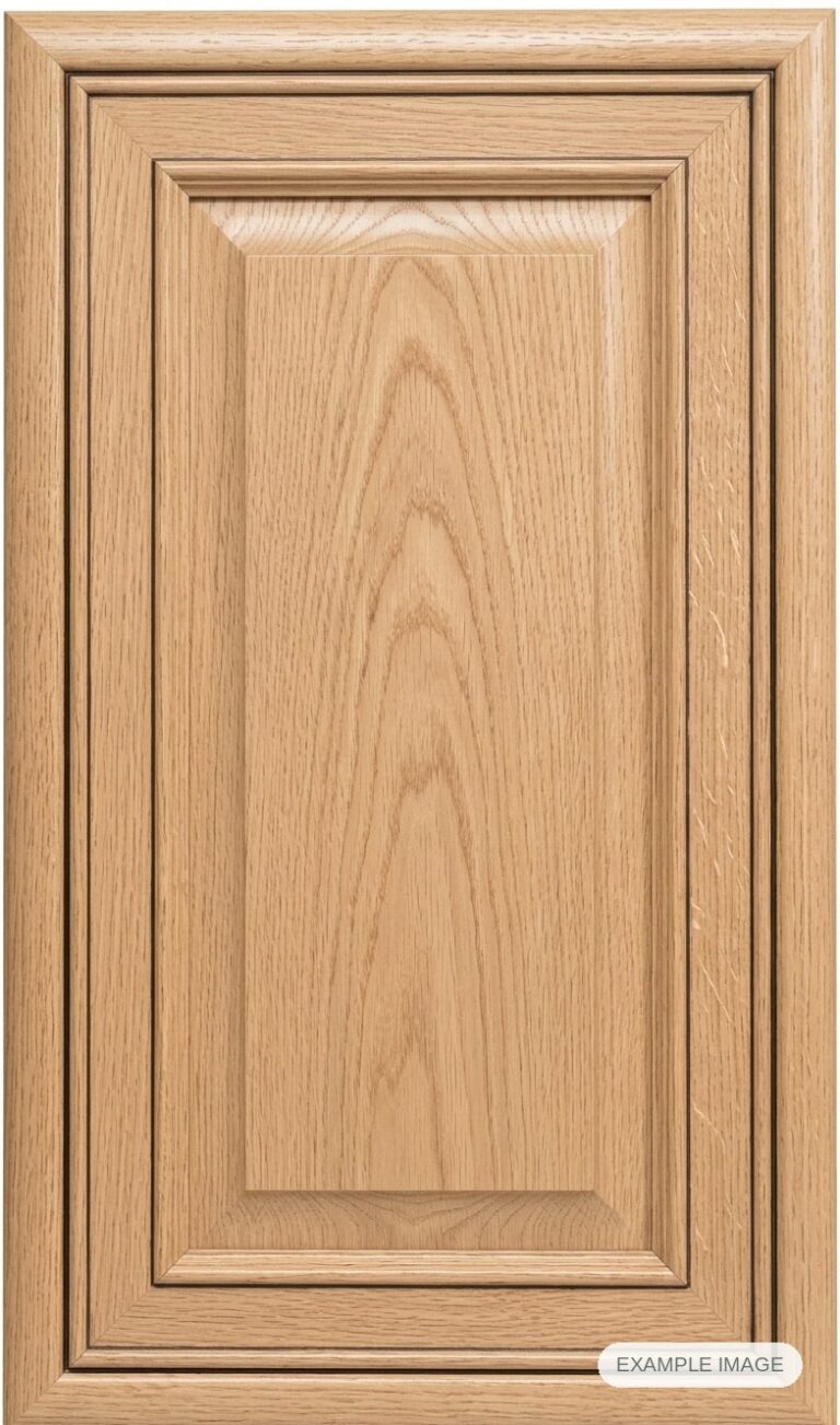 Manhattan cabinet door in unfinished White Oak, made to size