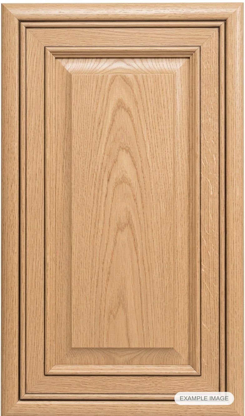 Manhattan cabinet door - White Oak Manhattan cabinet door in unfinished White Oak, made to size