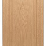 Maverick cabinet door in unfinished White Oak, made to size