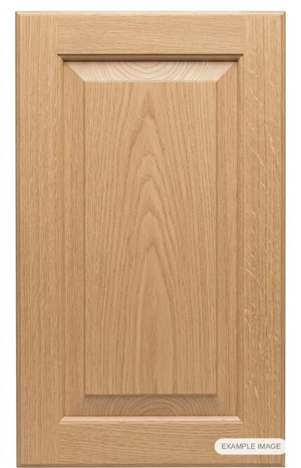 Maverick cabinet door in unfinished White Oak, made to size