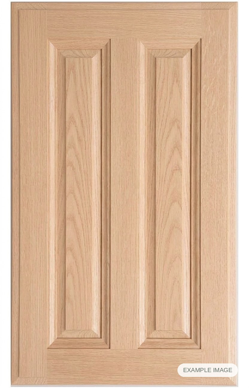 Meritage cabinet door - White Oak Meritage cabinet door in unfinished White Oak, made to size