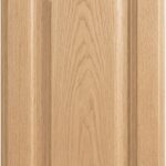 Merlot cabinet door in unfinished White Oak, made to size