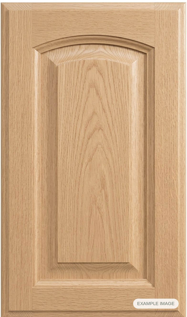 Merlot cabinet door - White Oak Merlot cabinet door in unfinished White Oak, made to size